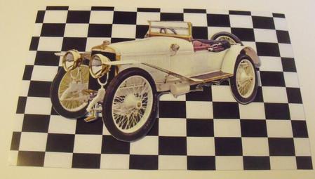 Lovely Classic Vintage Car on Eyecatching Background by Sally Weight