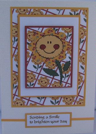 Sending a Smile Card Front and Layers by Sam Foston