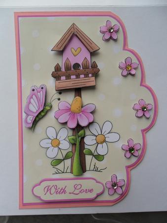 Simple Pleasures 2 Scallop Edge Card Front by Sam Trudgeon