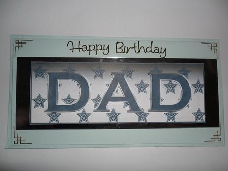 Blue and Silver Dad Birthday by Sam Trudgeon