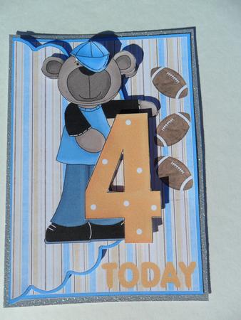 4 Today Boy Envelope Card by Sam Trudgeon