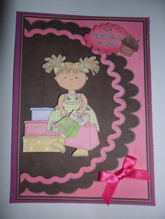 Sweet Birthday Wishes Scalloped Edge Quick Card by Sam Trudgeon