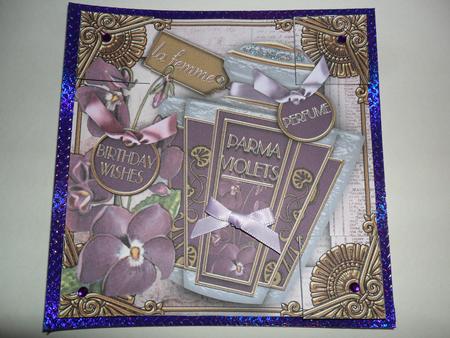 Parma Violets Perfume Birthday 8in Topper Sheet Featured Gallery Photo