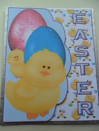Peek a Boo Easter Chicks Envelope Card by Sam Trudgeon