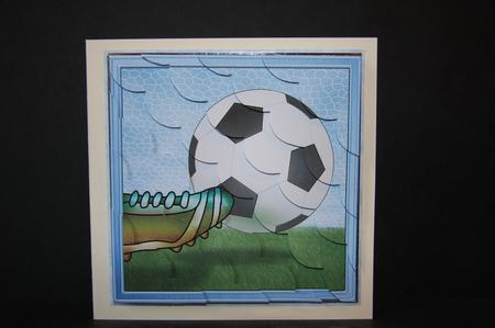 8 x 8 Football Kit with Scalloped Corners by Samantha Kallenbach