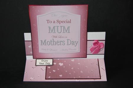 8 x 8 Mothers Day Pink Champers Kit with Scalloped Corners by Samantha Kallenbach