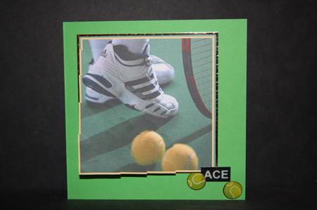 Tennis Scalloped Stacker by Samantha Kallenbach
