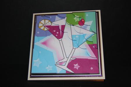 8 x 8 Let's Celebrate Cocktails Kit with Scalloped Corners by Samantha Kallenbach