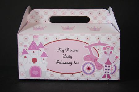 Gable Princess Party Takeaway Box by Samantha Kallenbach