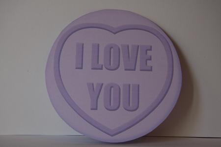 I Love You Sweet Heart Rock N Roll Kit, Envelope and Insert by Samantha Kallenbach