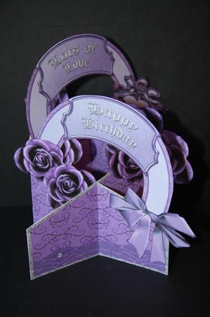 Gothic Cascade Deluxe (purple) by Samantha Kallenbach