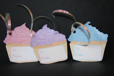 Cup Cake Gift Tags by Samantha Kallenbach