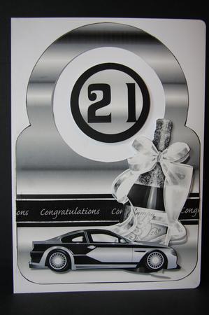 Sports Car & Champers Circle Top Aperture Special Ages by Samantha Kallenbach
