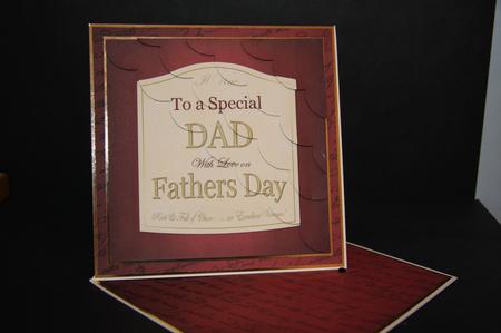 8 x 8 Fathers Day Wine Label Kit with Scalloped Corners by Samantha Kallenbach