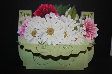 3D Shelf Card Kit - Daisies & Dahlias by Samantha Kallenbach