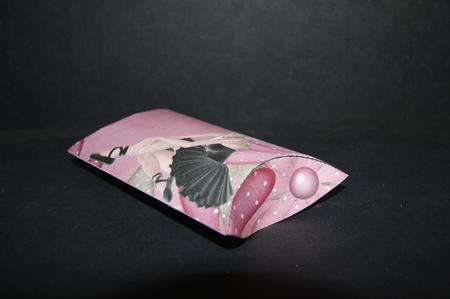 Ballerina Ribbons in Black Pillow Box by Samantha Kallenbach
