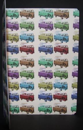 Vw Camper Van Background Sheet by Samantha Kallenbach