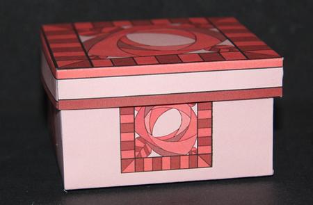 Artdeco Box-red by Samantha Kallenbach