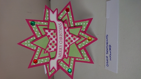 Christmas Star Stacker Card by Samantha  Manterfield 