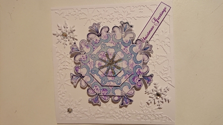 Snowflake Mandala by Samantha  Manterfield 