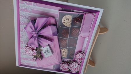 Chocolates Just For You Card Front Kit-2 by Samantha  Manterfield 