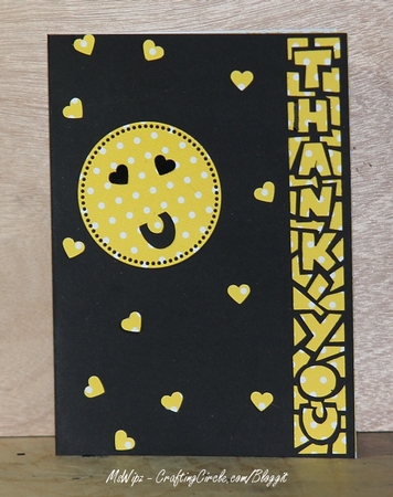 Thank You Mosaic Card - Sil by samantha newton