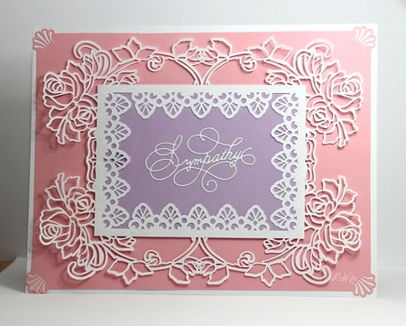 4 x Beautiful Flower Frames by samantha newton