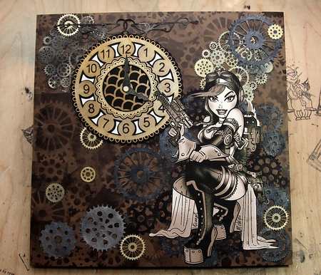 Clock Hanger Topper by samantha newton