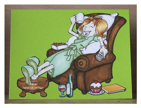 Mum's Time! Digital Stamp by samantha newton