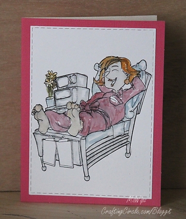 Get Well Soon Dudess Digital Stamp by samantha newton