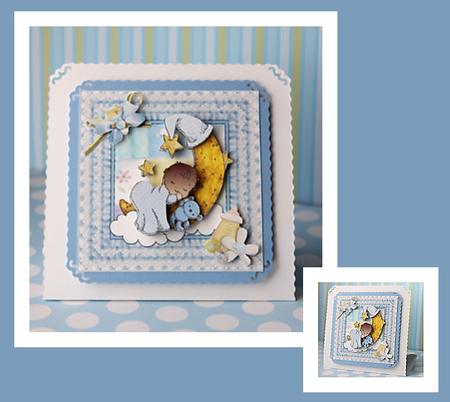 Baby Boy Moon Afro American by samantha newton