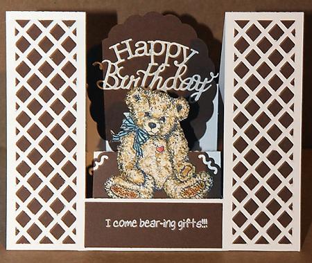 274 Lattice Stepper Card by samantha newton