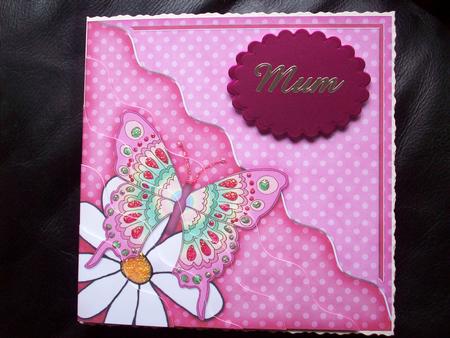 Butterfly Quick Card with Wavy Corner Side Stacker Pyramage Featured Gallery Photo