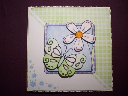 Butterfly Quick Card with Decoupage by Samantha Robinson