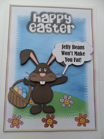 Jelly Beans Wont Make You Fat Card Front by Samantha Trudgeon