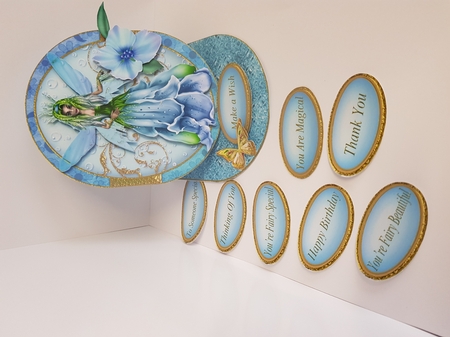 Fairy Garden Oval Easel Mini Kit.1 by samantha ward