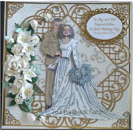 40s Military Wedding by Sandra Corbey