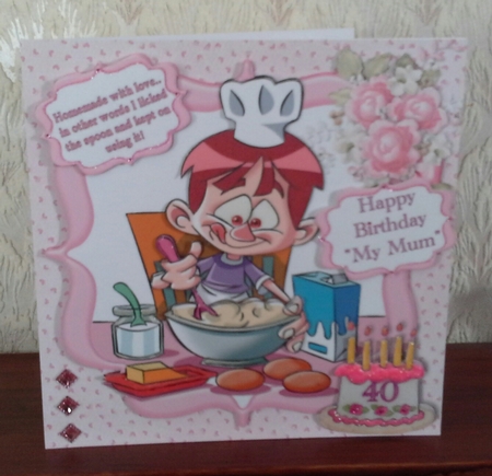 Birthday Cake Mede with Love by S. Corbey
