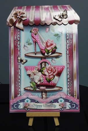 Boutique for Ladies Shaped Card by S. Corbey