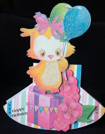 Hoot! Hoot! Its Your Birthday  Mini Rocker Card Kit by S. Corbey