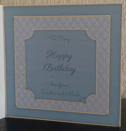 Soft Spring Gold Edged Frame by Sandra Corbey