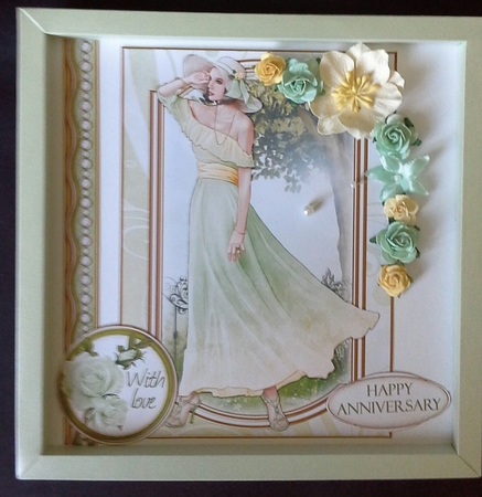 Art Deco Lady Saffron Green Mini Kit by S. Corbey