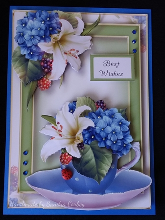 Teacup, Saucer & Flowers Bumper Kit 2 by S. Corbey