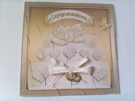 8 x 8 Wedding Cake Scalloped Corner Kit by S. Corbey