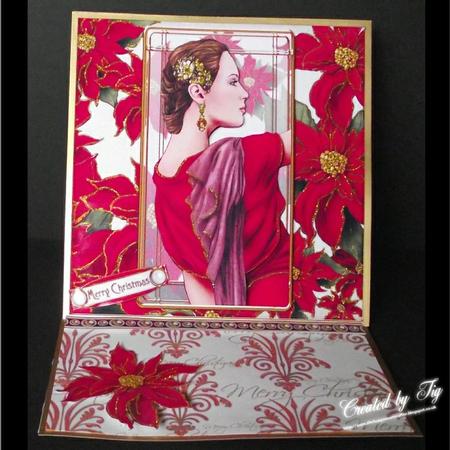Art Deco Pandore (red) 8x8 Mini Kit by S. Corbey