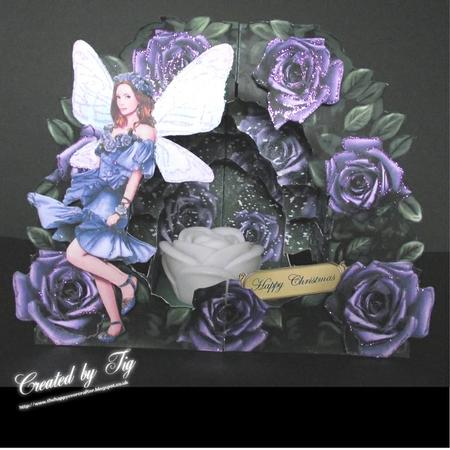 Metallic Christmas Greetings Text Plates by S. Corbey
