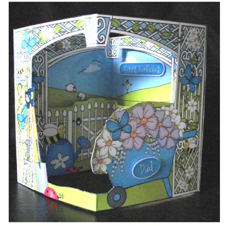3D Gardening Scene It Card Kit by S. Corbey