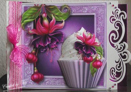 Fabulous Fuschias Cupcake Mini Kit by S. Corbey