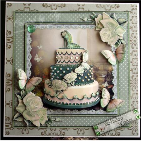 The Rose Cake by Sandra Corbey