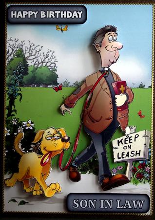 Dog Walking by Sandra Corbey